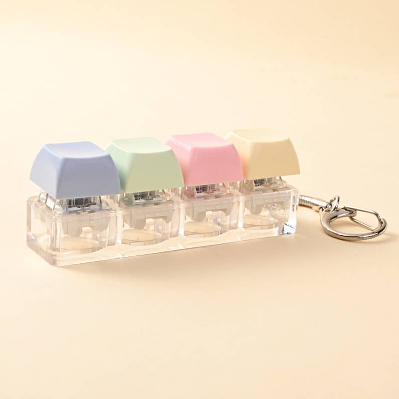 Keyboard Fidget Keychain Fidget Stress Relief Sensory Toy