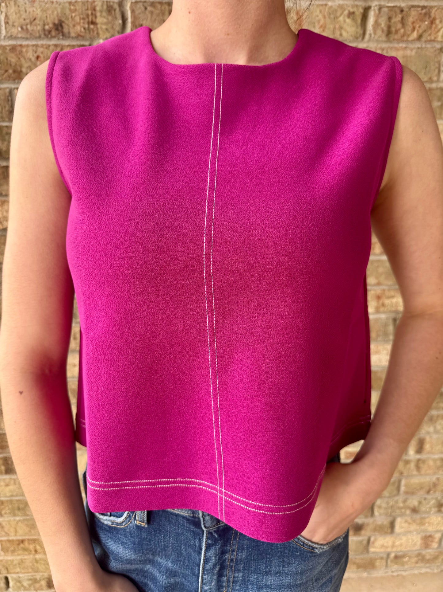 Made For You Magenta Blouse