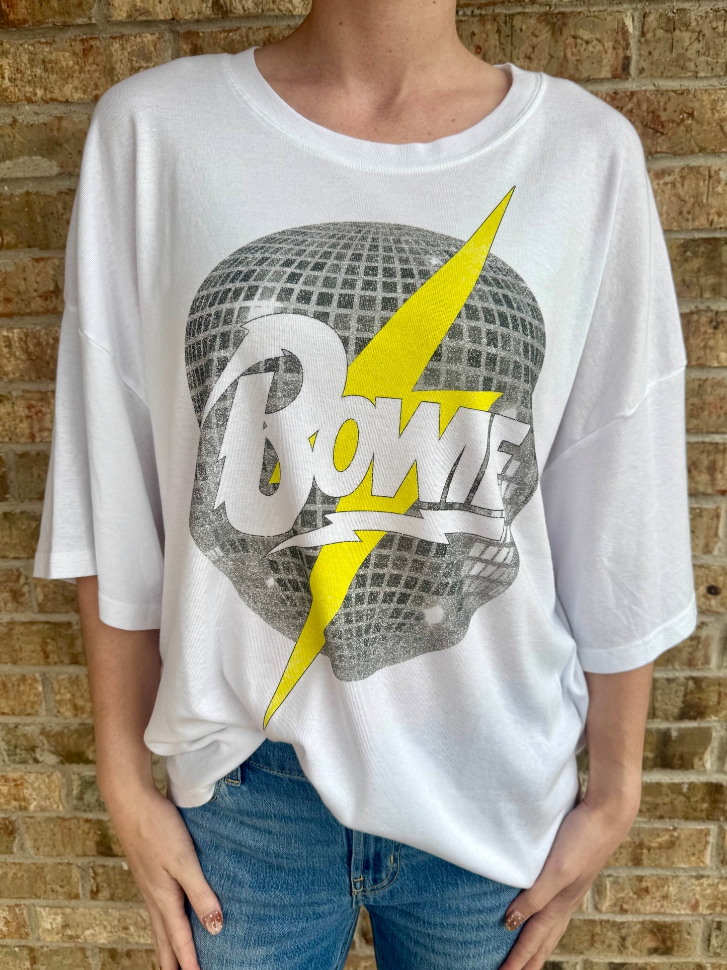Recylced Karma Davud Bowie Disco Tee