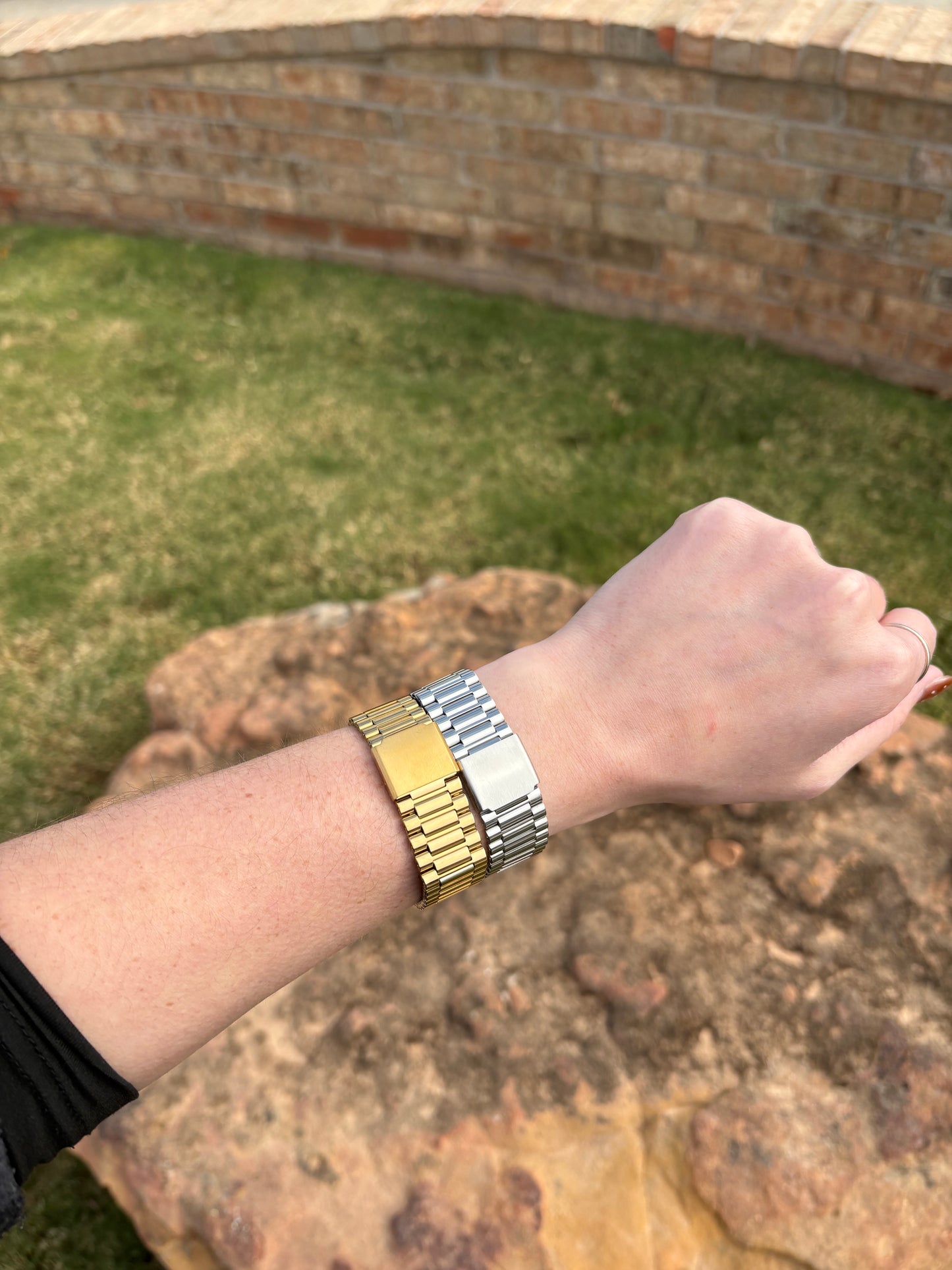 Metal Watch Band Style Bracelet