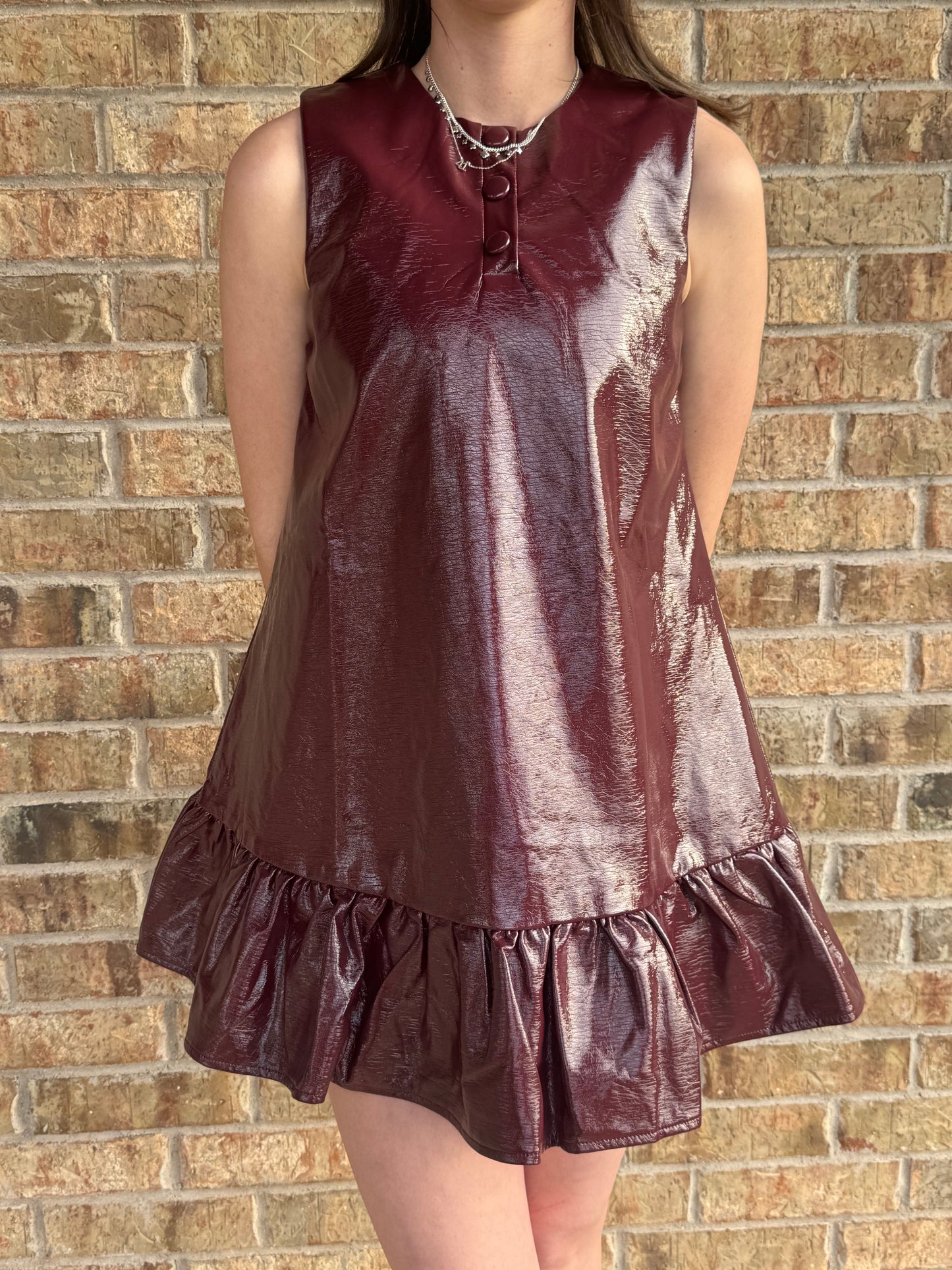High Shine Mini Dress