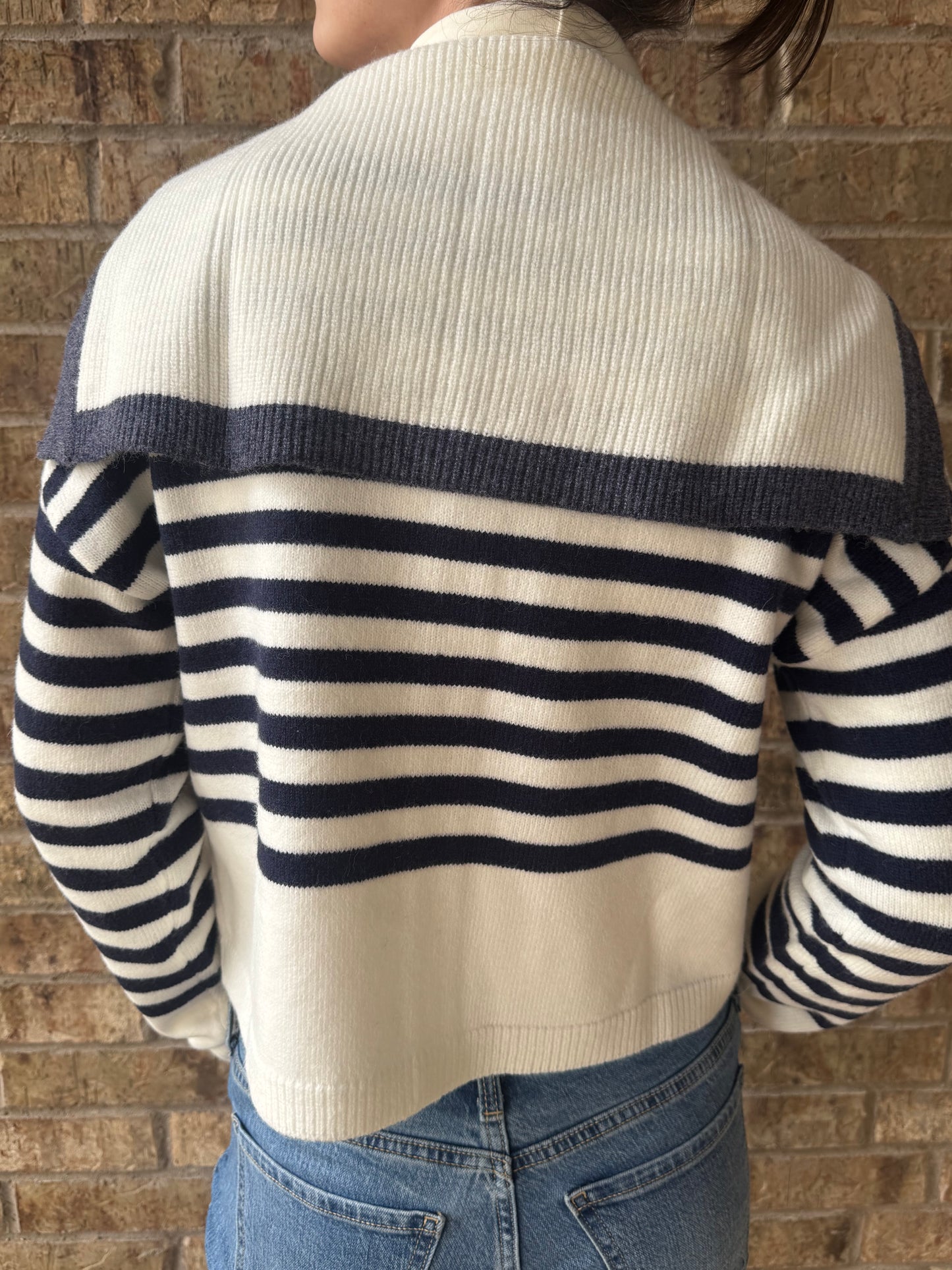 Say It To Me Sailor Sweater Top