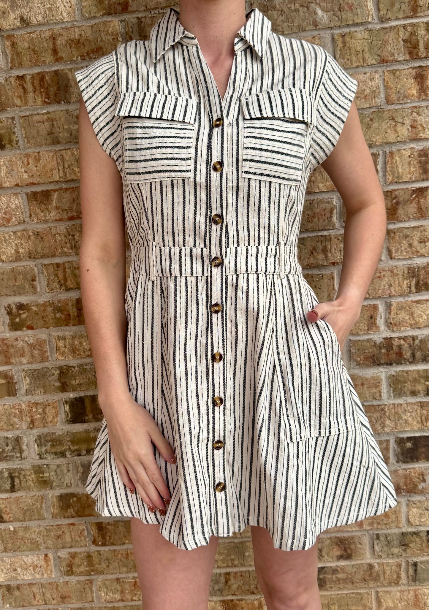 Stacy Stripe Mini Dress