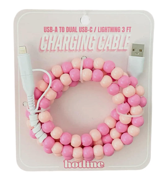 Beaded Charger Charging Cables