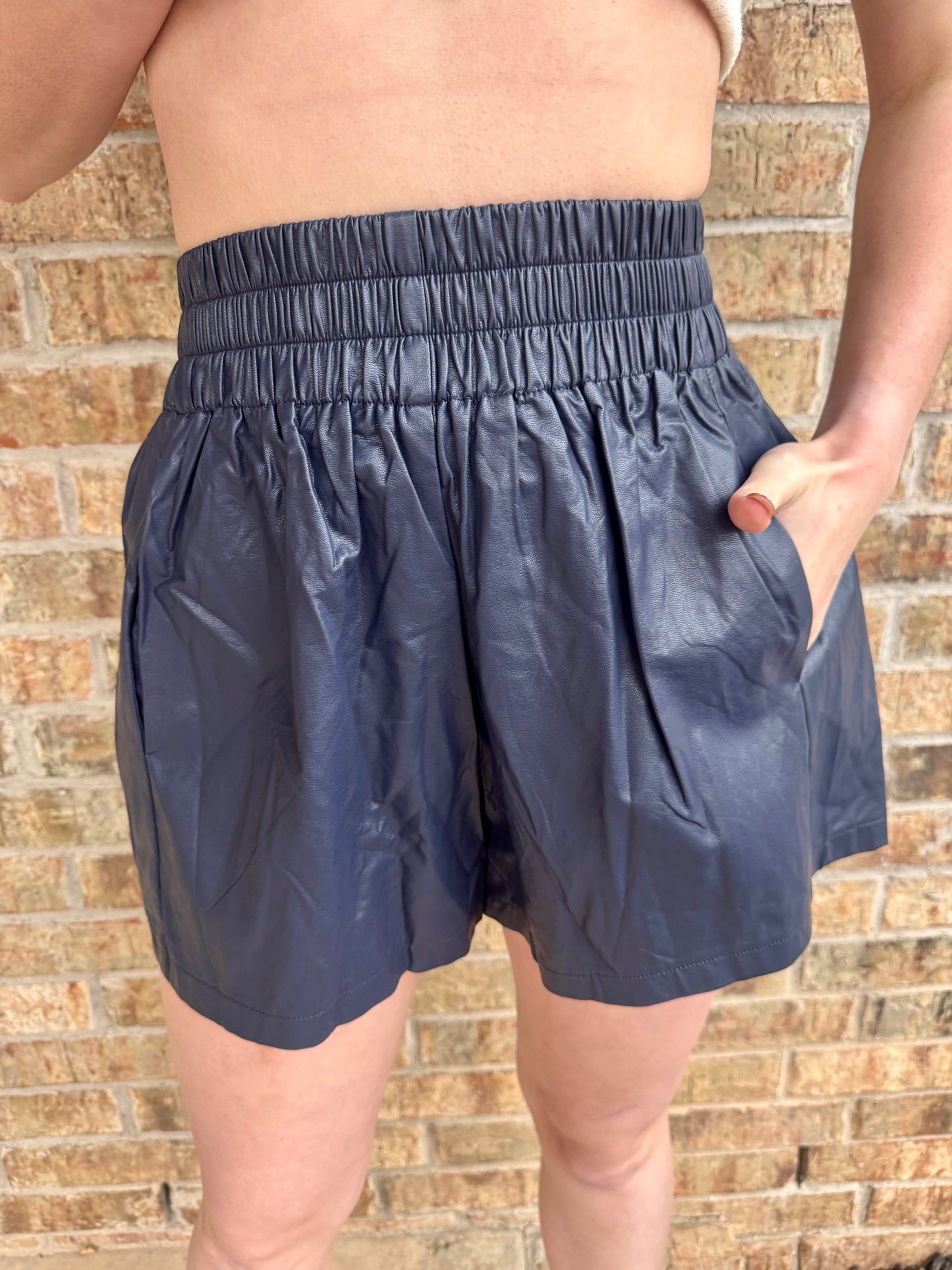 High Waisted Pleater Shorts