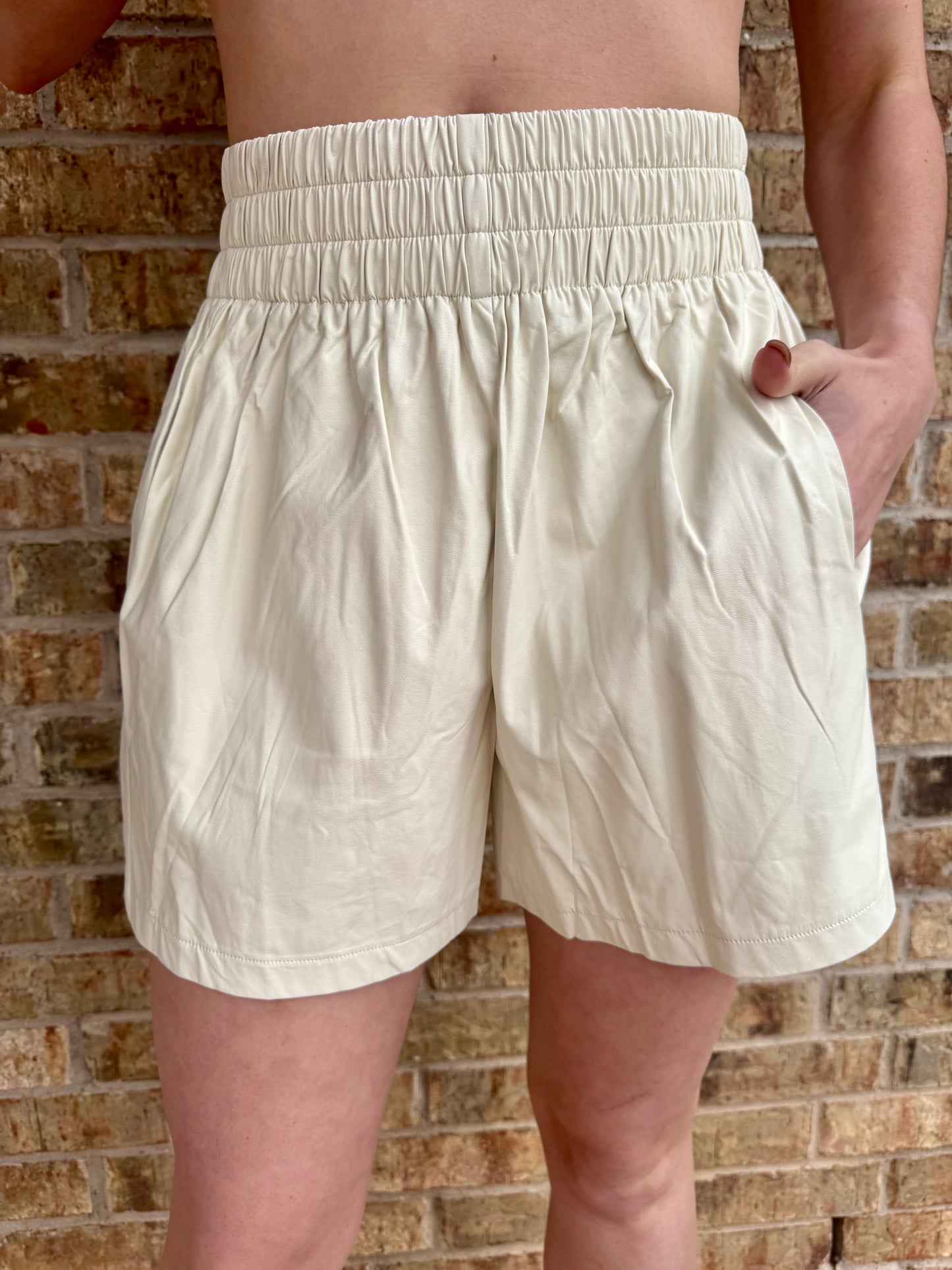 High Waisted Pleater Shorts