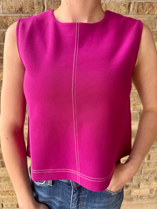 Made For You Magenta Blouse