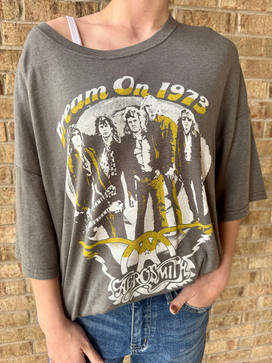 Recylced Karma Aerosmith US Tour Tee