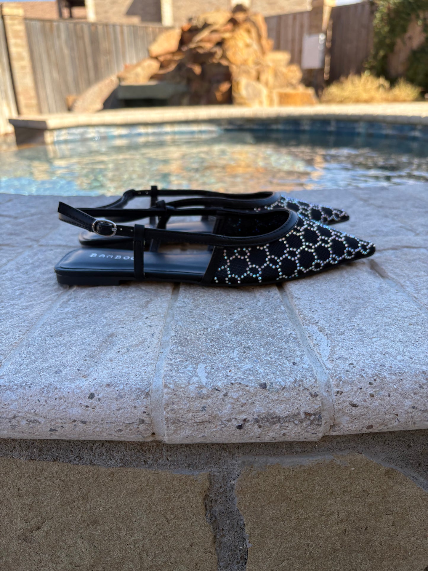 Trendy Mesh Slingbacks