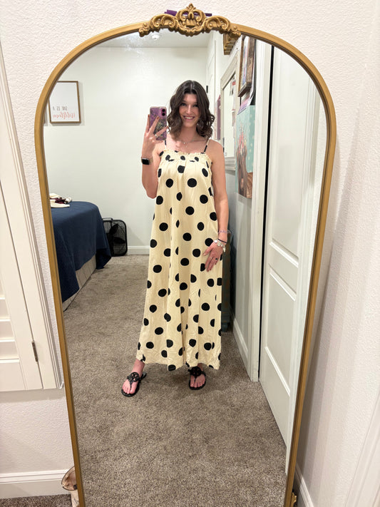 Martha Polka Dot Maxi Dress