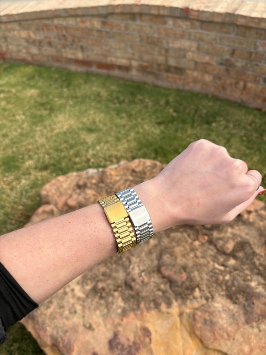 Metal Watch Band Style Bracelet