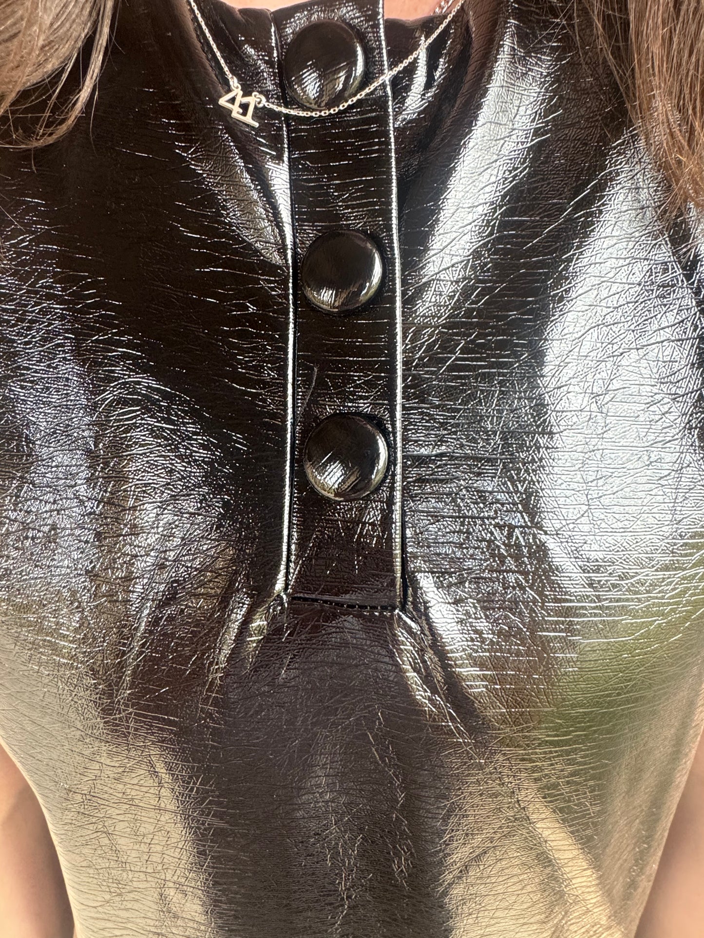 High Shine Mini Dress