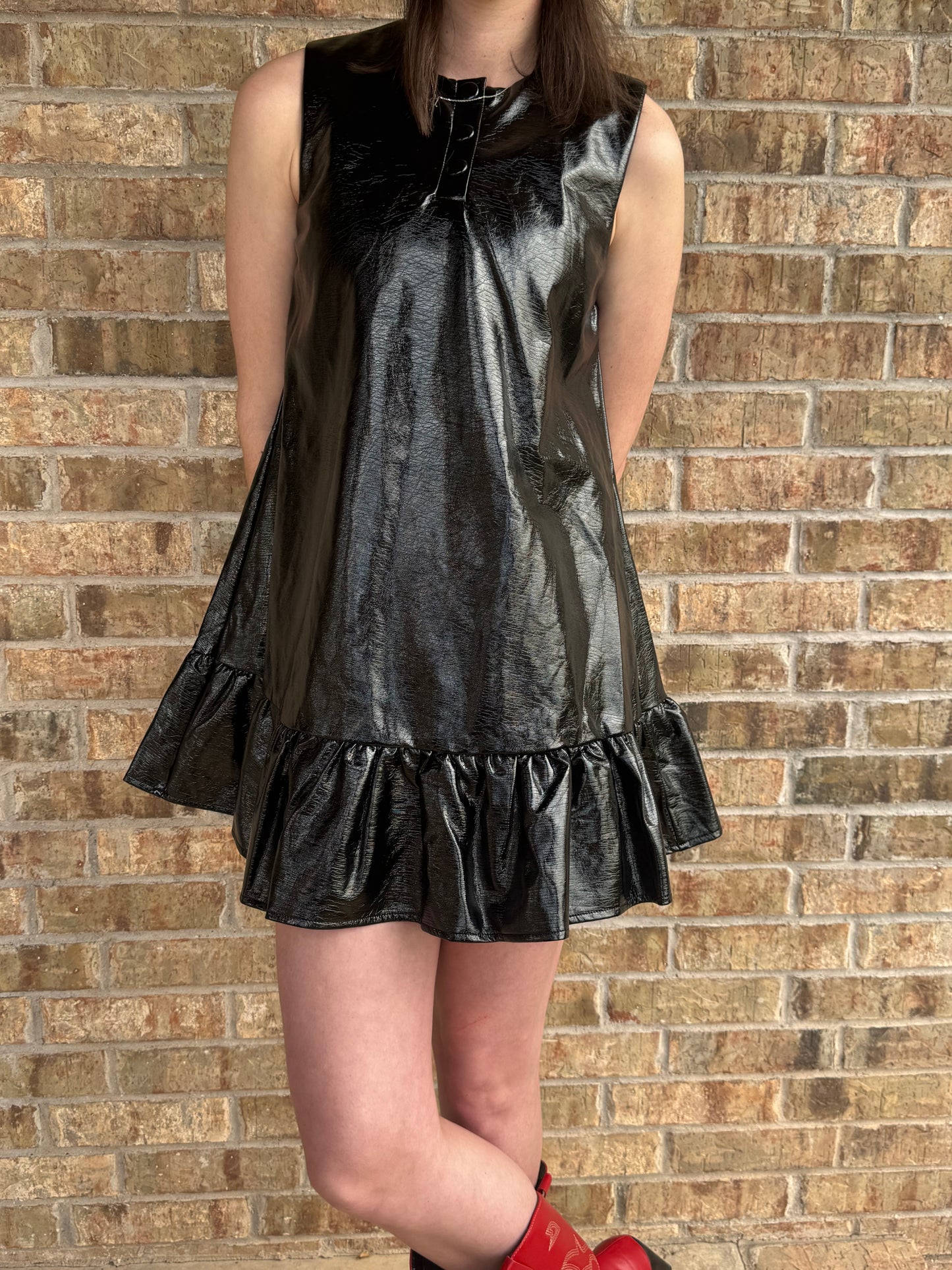 High Shine Mini Dress