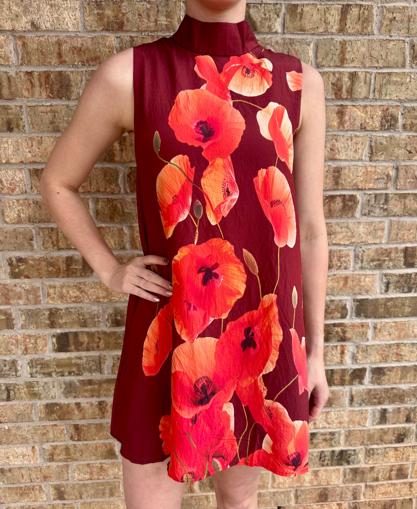 Autumn Blooms Mini Dress