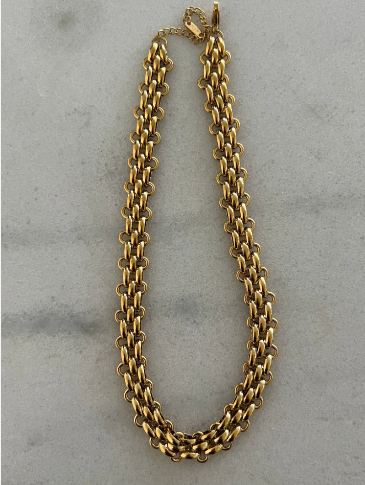 Maya Chunky Gold Necklace