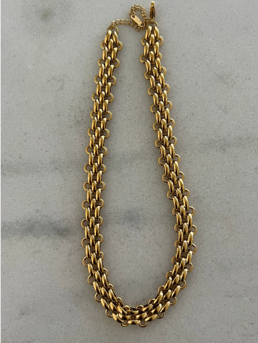 Maya Chunky Gold Necklace