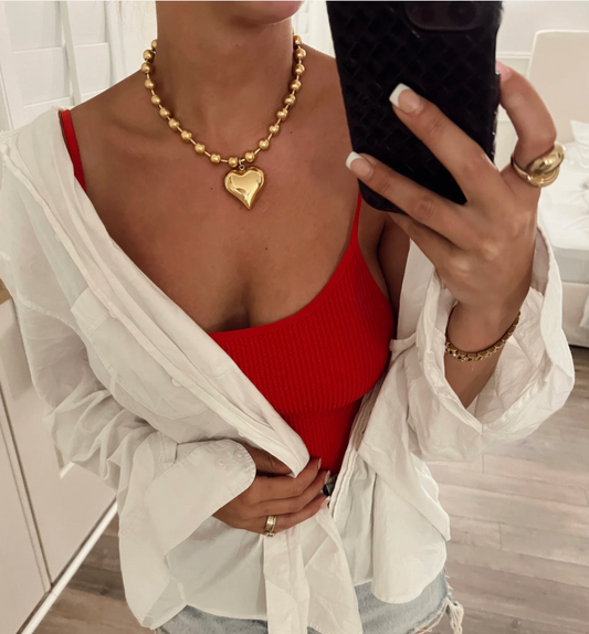 Bubble Heart Necklace