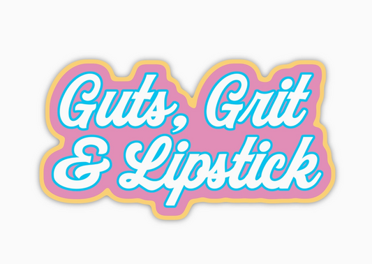Dolly: Guts, Grit & Lipstick Sticker