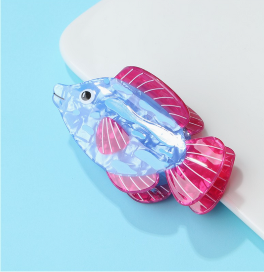 Seaside Fish Claw Clip